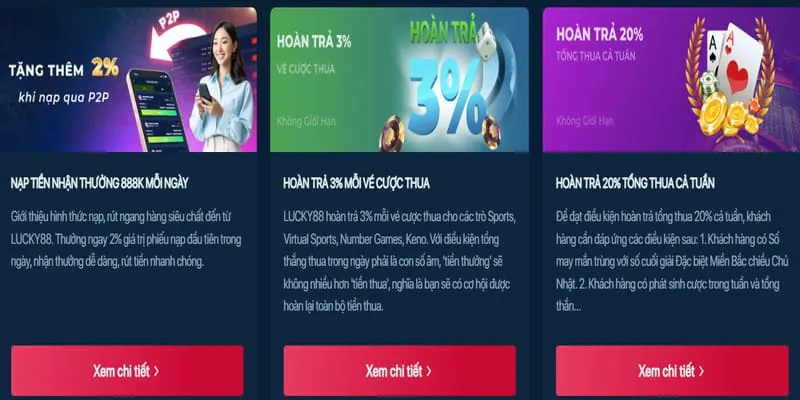 Tham gia giải đấu thể thao và casino để giành thưởng lớn